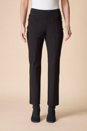 Habitat Luxe Ponte Solid Seamed Pant - 10661 - BLACK