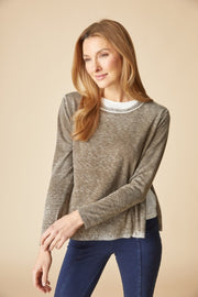Habitat Layered Looks Sweater - 84279 - UMBER