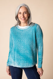 Habitat Layered Looks Sweater - 84279 - TEAL