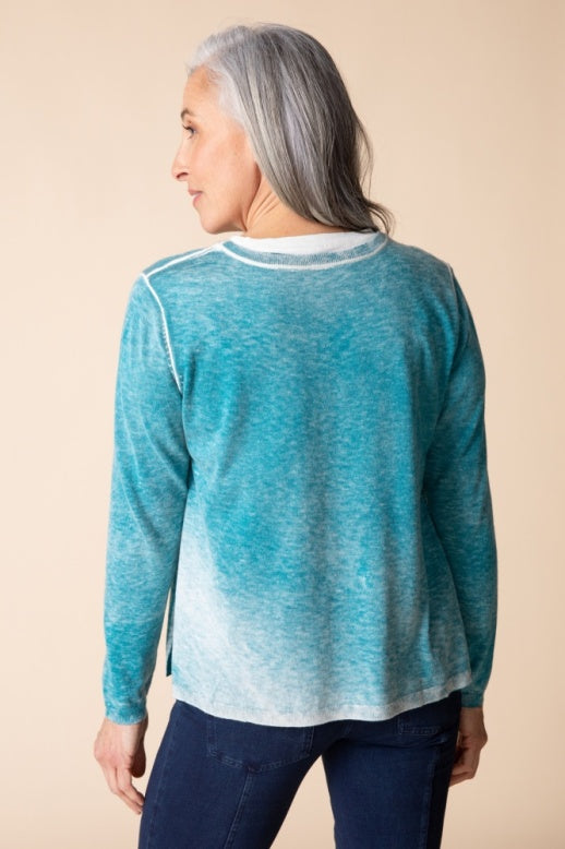 Habitat Layered Looks Sweater - 84279 - TEAL