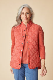 Habitat Quilted Cotton Windjammer Vest - 60729 - SIENNA