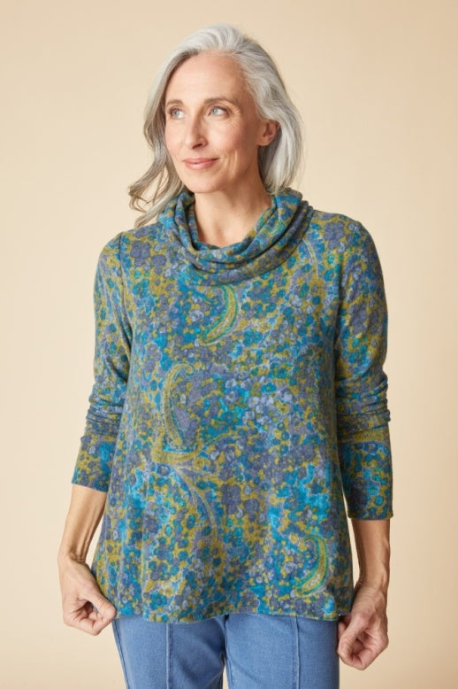 Habitat Super Soft Fleece Cozy Cowl Top - 35405 - LAGOON