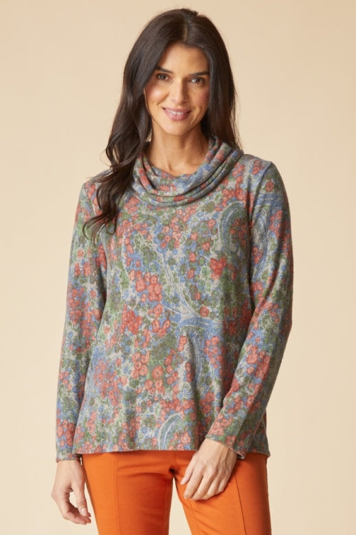 Habitat Super Soft Fleece Cozy Cowl Top - 35405 - FERN