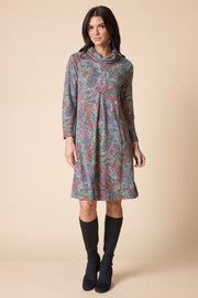 Habitat Super Soft Fleece Pleat Front Dress - 34580 - FERN