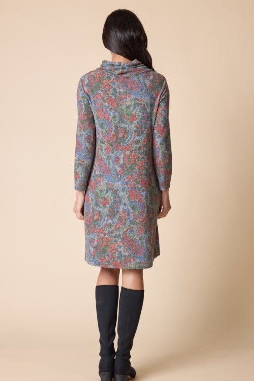 Habitat Super Soft Fleece Pleat Front Dress - 34580 - FERN