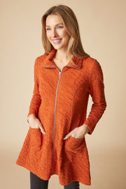 Habitat Crinkled Dbl Face Avenue Jacket - 48118 - PAPRIKA