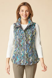 Habitat Tapestry Weave Lean Look Vest - 65002 - STREAM