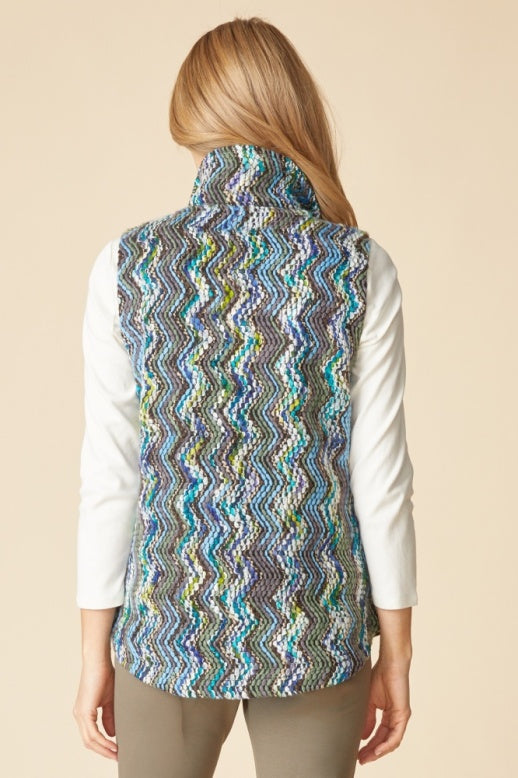 Habitat Tapestry Weave Lean Look Vest - 65002 - STREAM