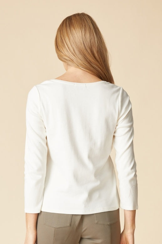 Habitat Cozy Rib Everyday Tee - 16411 - WHITE