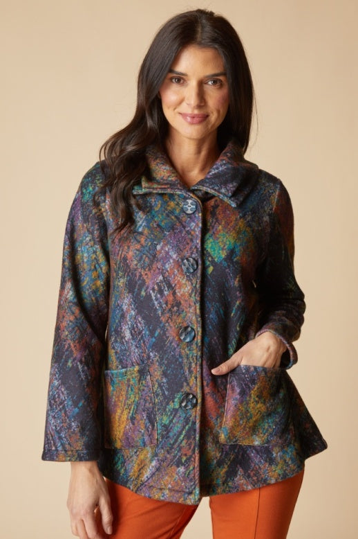 Habitat Sunset Swing Fleece Coat - 49001 - MULTI