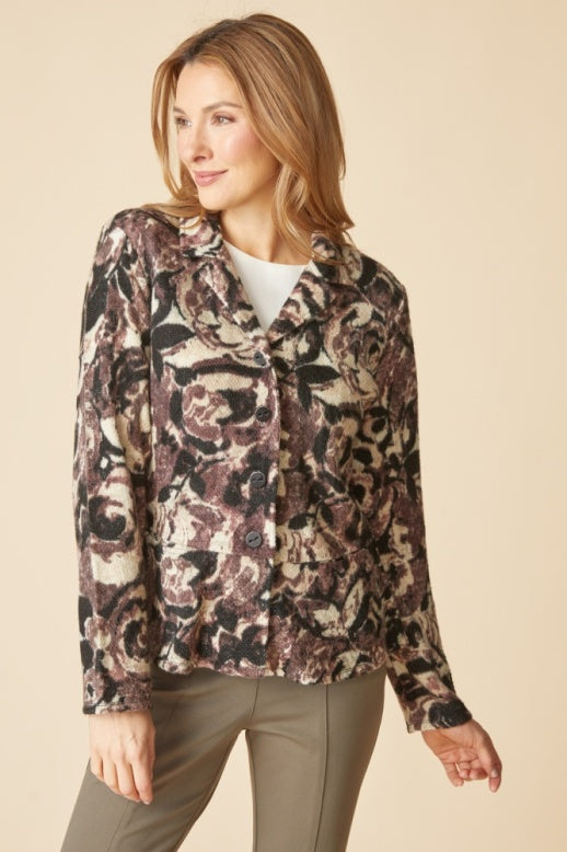 Habitat Aspen Knit Peplum Jacket - 50745 - BLACK