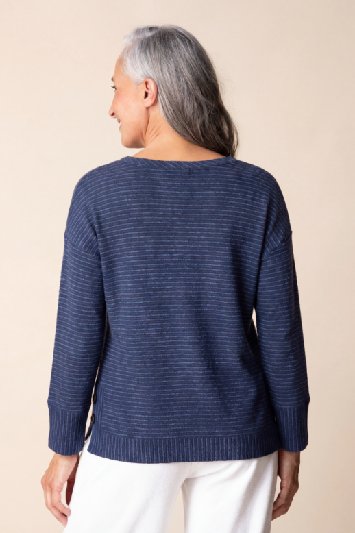 Habitat Pasedena Stripe Grove Pullover - 20903 - HARBOR