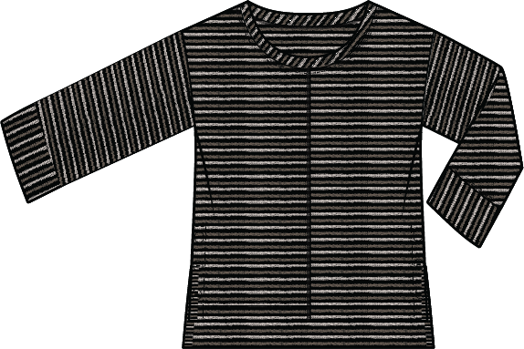 Habitat Pasedena Stripe Grove Pullover - 20903 - DOVE (NOT SPROUT)