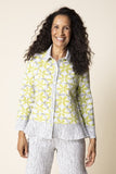 Habitat Crinkle Crepe Floral Mix Flounce Shirt - 21622 - WILLOW (NOT LEAF)