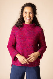 Habitat Confetti Funnel Neck Pullover - 89056 - WINEBERRY