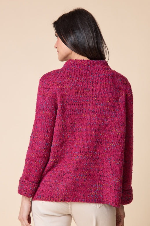 Habitat Confetti Funnel Neck Pullover - 89056 - WINEBERRY