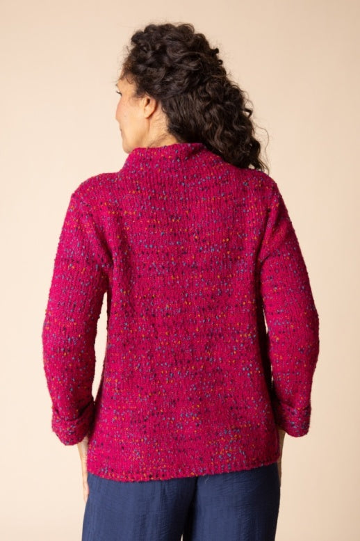 Habitat Confetti Funnel Neck Pullover - 89056 - WINEBERRY