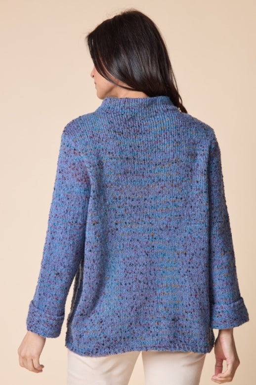 Habitat Confetti Funnel Neck Pullover - 89056 - WINTER WHITE (NOT HARBOR)