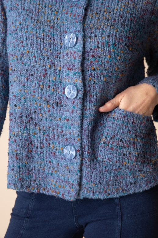 Habitat Confetti Funnel Cowl Cardigan - 89016 - HABROR