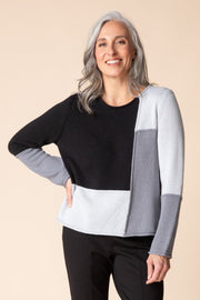 Habitat Yin Yang Block Party Sweater - 81255 - MIST