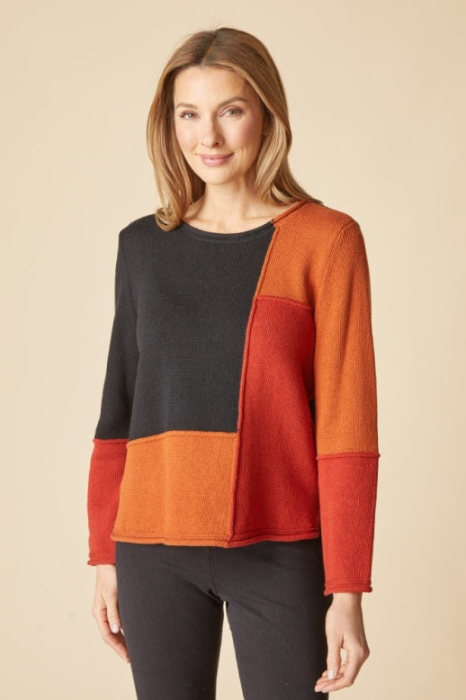 Habitat Yin Yang Block Party Sweater - 81255 - SIENNA