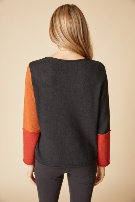 Habitat Yin Yang Block Party Sweater - 81255 - SIENNA