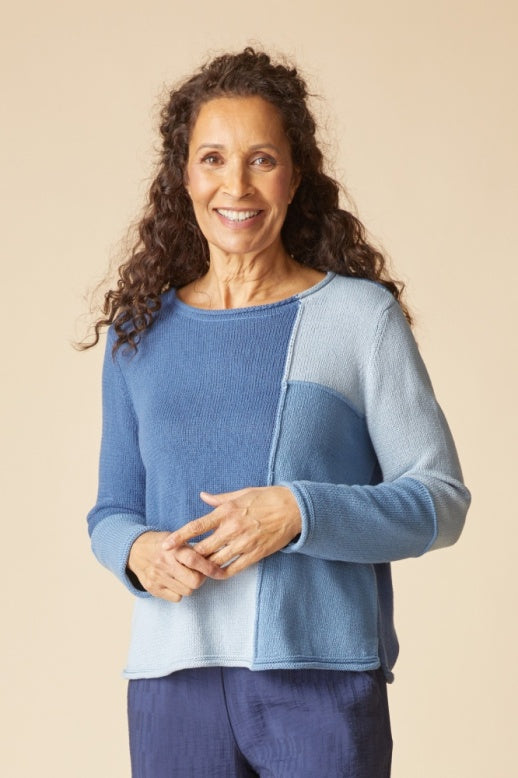 Habitat Yin Yang Block Party Sweater - 81255 - HARBOR