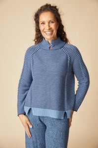 Habitat Yin Yang Stripe Right Pullover - 81253 - HARBOR