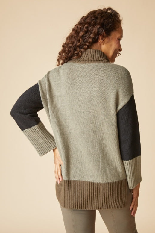 Habitat Yin Yang Mix It Up Tunic - 81251 - UMBER