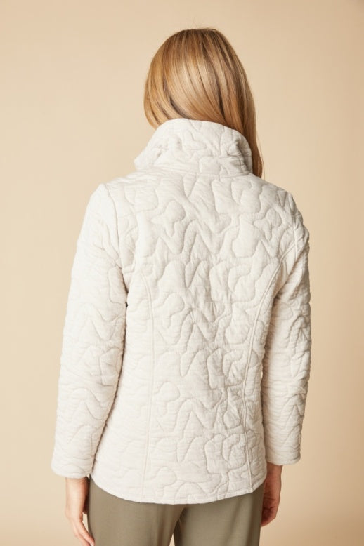 Habitat Cascade Quilt Shaped Coat - 53733 - DOVE