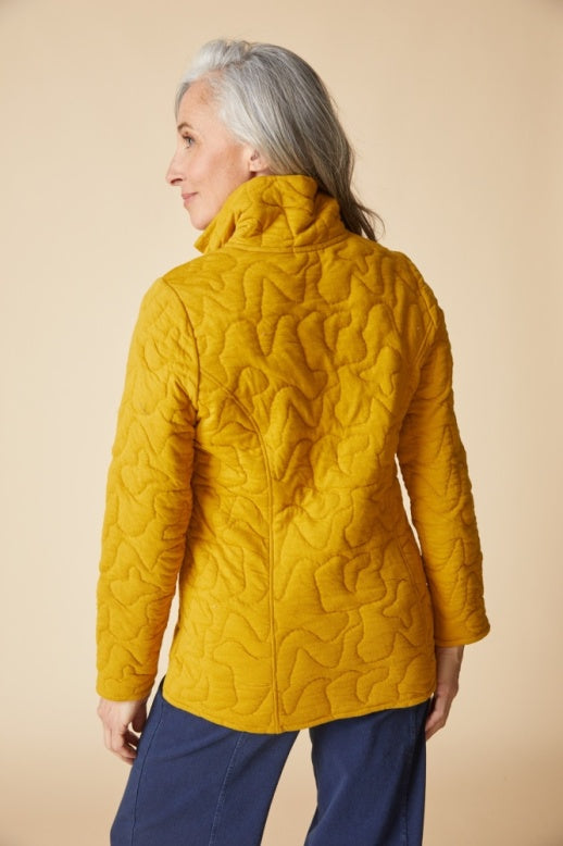 Habitat Cascade Quilt Shaped Coat - 53733 - HONEY