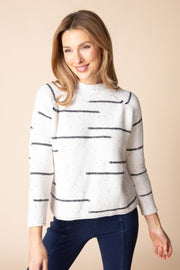 Habitat Harvest Tweed Funnel Neck Pullover - 89201 - WINTER WHITE
