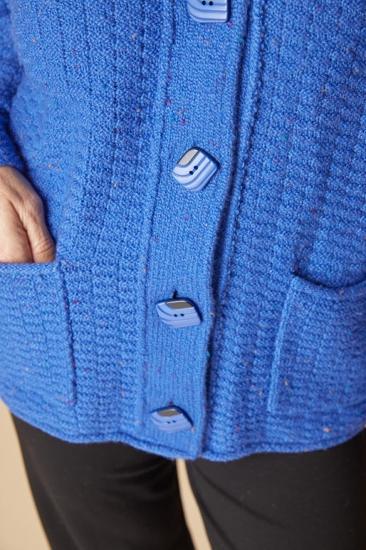 Habitat Harvest Tweed Buttoned Up Cardigan - 89104 - ECLIPSE