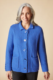 Habitat Harvest Tweed Buttoned Up Cardigan - 89104 - ECLIPSE