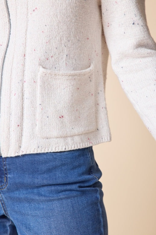 Habitat Harvest Tweed Birchwood Cardigan - 89109 - WINTER WHITE