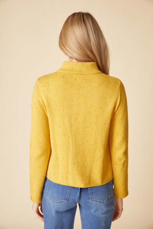 Habitat Harvest Tweed Birchwood Cardigan - 89109 - HONEY