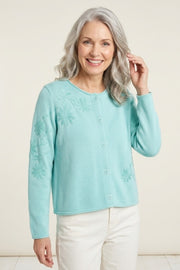 Habitat Petal Party Embroidered Easy Cardigan - 86003 - REEF