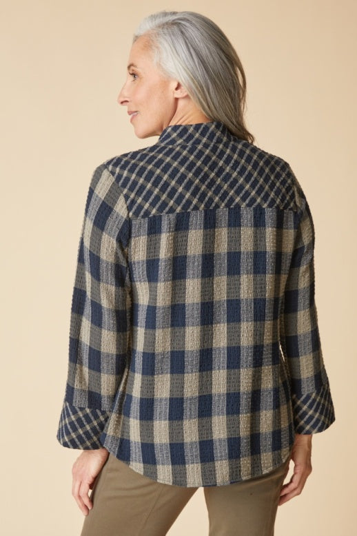 Habitat Plaidemonium Uptown Shirt - 40344 - BLACK