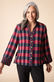 Habitat Plaidemonium Uptown Shirt - 40344 - NAVY