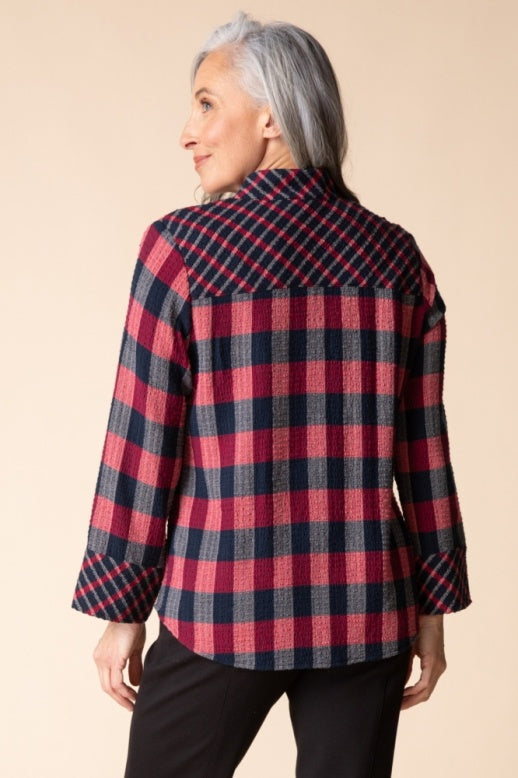 Habitat Plaidemonium Uptown Shirt - 40344 - NAVY