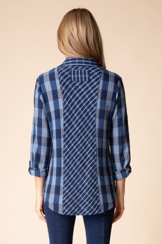 Habitat Plaidemonium Boyfriend Tunic - 40344 - BLACK (NOT NAVY)