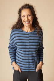 Habitat Between The Lines Stay In Line Sweater - 83214 - HARBOR