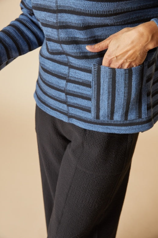 Habitat Between The Lines Stay In Line Sweater - 83214 - HARBOR