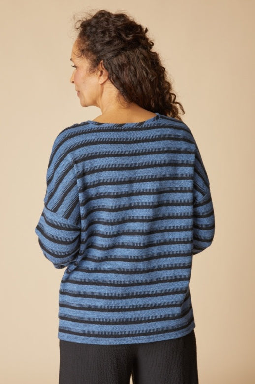 Habitat Between The Lines Stay In Line Sweater - 83214 - HARBOR