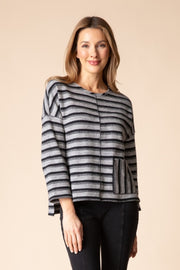 Habitat Between The Lines Stay In Line Sweater - 83214 - WINTER WHITE