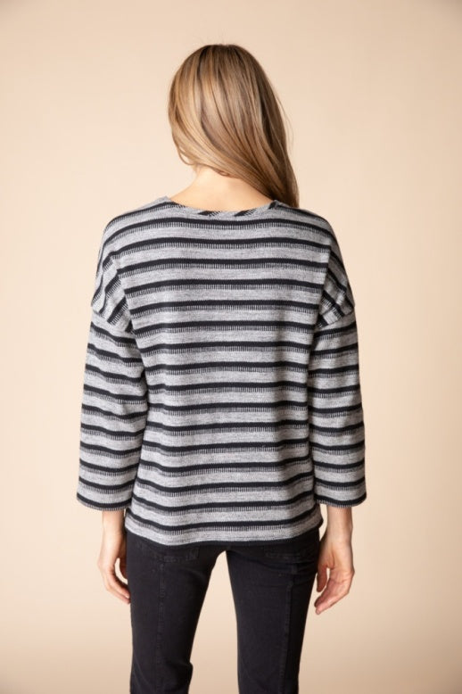 Habitat Between The Lines Stay In Line Sweater - 83214 - WINTER WHITE