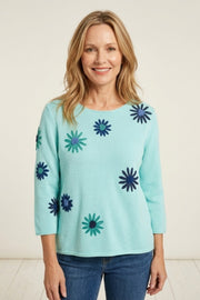 Habitat Petal Party Embroidered Easy Pullover - 86002 - REEF