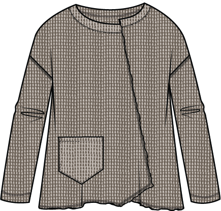 Habitat Opposites Attract Inside Out Pullover - 31318 - DOVE (NOT WINTER WHITE)