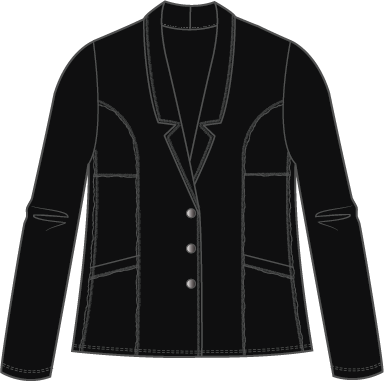 Habitat Stonewash Cotton Spandex South Side Jacket - 31521 - BLACK (NOT DENIM)