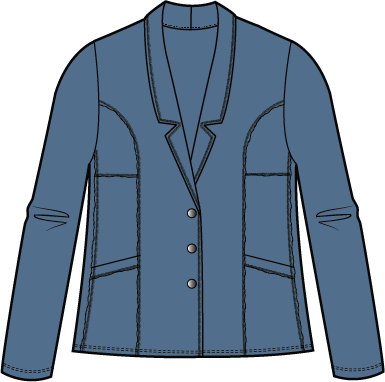 Habitat Stonewash Cotton Spandex South Side Jacket - 31521 - LIGHT DENIM (NOT DENIM)